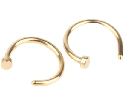 3Pcs/Set Body Piercing Clamp Sexy Nose Hoop Ring Nose Body Piercing 316L Stainless Steel ONLY FOR USA