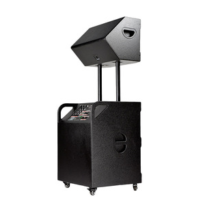 Mysole Stage Speaker 40Hz-20KHz 2.1 Channel Bluetooth Outdoor Karaoke Fitness Portable Lithium Battery Powered - Product Image 1