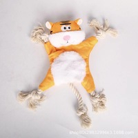 Jouet créatif personnalisé Songshan Toys pour chien, nouveau jouet à couiner en peluche résistant à la mastication, corde en coton à nœuds pour l'entraînement, multi-fêtes pour animaux de compagnie