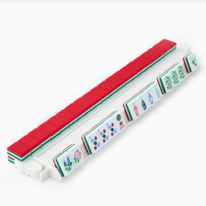 Mahjong Americano Rojo de Bajo MOQ, Fichas Acrílicas de 4 Capas, <span class=keywords><strong>Juego</strong></span> de Lujo con 160 Cartas Talladas - Product Image 5