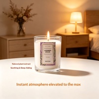 Man Ye Hua Ting Serie 100g Paraffinwachs Becherförmige Halbhandgefertigte Raumduftkerze Rauchfreie Duftkerze Geschenk