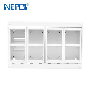 Boîte à douilles encastrée 8 voies de type espagnol XJY-ZMC-8S boîte arrière murale série 45 pour <span class=keywords><strong>prise</strong></span> de courant - Product Image 4