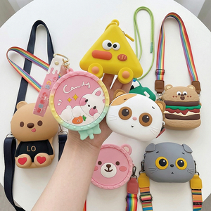 <span class=keywords><strong>Porte</strong></span>-<span class=keywords><strong>monnaie</strong></span> en silicone personnalisé avec logo, motif chat aux grands yeux et citron, <span class=keywords><strong>porte</strong></span>-clés, sac bandoulière pour enfants, rangement pour écouteurs et cartes, mini <span class=keywords><strong>porte</strong></span>-<span class=keywords><strong>monnaie</strong></span> - Product Image 1