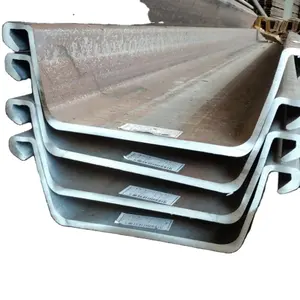 Hot rolled 400*100*10.5 U-shape Steel Sheet Pile S275 S355 Carbon Steel Sheet Pile for Construction