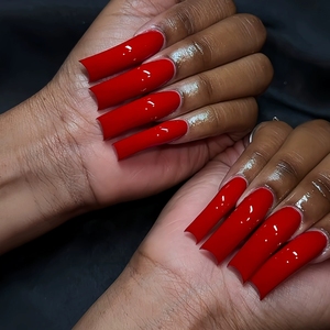 <span class=keywords><strong>Uñas</strong></span> Postizas al por Mayor, Producto de Belleza, <span class=keywords><strong>Uñas</strong></span> Cuadradas Extra Largas, Color <span class=keywords><strong>Rosa</strong></span> Rojo Sólido, Puntas de <span class=keywords><strong>Uñas</strong></span> Artificiales de ABS para Chicas Sexys - Product Image 2