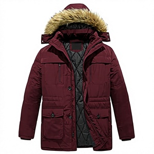 Parka Larga de Invierno para Hombre, Talla Grande, con Capucha y Cuello de Piel de Zorro - Product Image 4