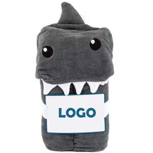 Serviette de bain à capuche pour enfants, motif amusant, douce, écologique, séchage rapide, antimicrobienne, en coton, logo personnalisable, poncho tissé - Product Image 6