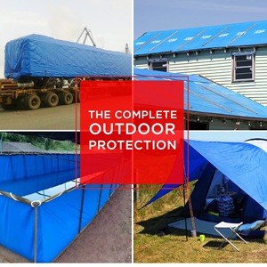 Tela tejida de HDPE impermeable de alta calidad 100%, LONA DE PE multiusos, LDPE laminada de rollo de lona, hoja de lona de PE Industrial - Product Image 4