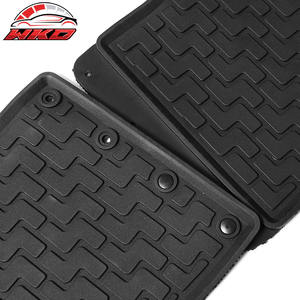 Tapis de sol en latex noir robuste pour Honda CR-V CRV 2012-2016, avant et deuxième rangée, style OEM, imperméables - Product Image 5