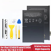 Penggantian Baterai Tablet untuk iPad Mini 7 6 5 4 3 iPad 2 A1474 A1475 A1893 10.2 Pro 9.7 10.5 11 12.9 inci 2022 Suku Cadang Perbaikan