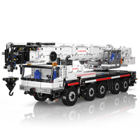 Mould King 17075 Camion-grue mobile motorisé RC, Blocs de construction, Modèle d'ingénierie pour amateurs