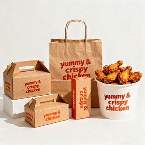 Boîte à poulet frit à emporter personnalisée avec impression, grande capacité, emballage pour poulet frit, seaux d'emballage - Product Image 2