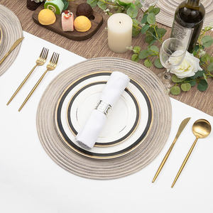 Manteles individuales de algodón de tela de impresión digital contemporánea Manteles individuales de diseño contemporáneo lavables - Product Image 4