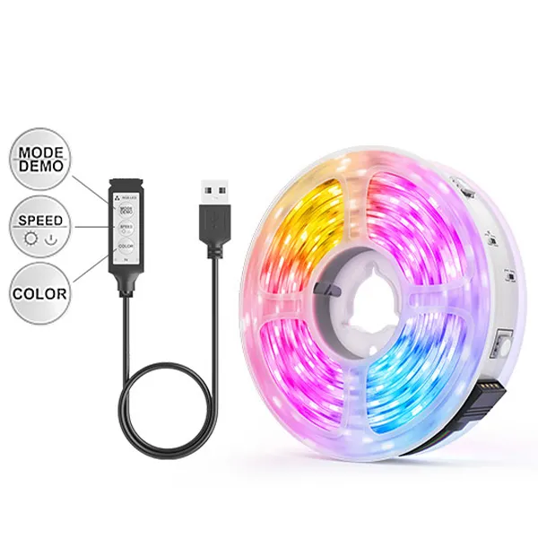 Howlighting Hot Selling Led Strip Light Smart Strips Wifi Flex 5m 10m 15m Outdoor Flexible 5050 Smd Rgb Waterproof Led Strip