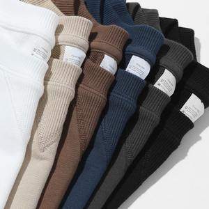 <span class=keywords><strong>Felpa</strong></span> Girocollo in Spugna Pesante 380g Stile Americano, <span class=keywords><strong>Tendenza</strong></span> Giovanile Autunno Inverno, Cotone Pettinato, Manica Lunga, Tinta Unita Grigio Chiaro XXS - Product Image 1