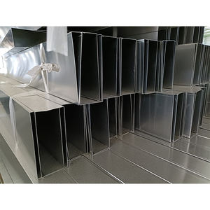 Revêtement métallique en <span class=keywords><strong>aluminium</strong></span> à grain de bois, tube carré / lambris pour la décoration murale extérieure - Product Image 4