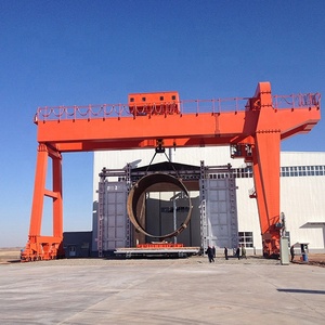 Đường sắt gắn container nâng vật liệu moubile dầm đôi giàn cần cẩu - Product Image 6