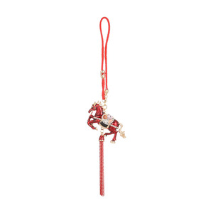 Pendentif de voiture créatif avec accessoires pour clés, tête de cheval léopard animal, porte-clés en métal, cadeau promotionnel, porte-clés - Product Image 5