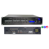 Amplificateur de diffusion audio intégré professionnel 6 zones (CH1-CH6) – Amplificateur de volume à contrôle de zone indépendant
