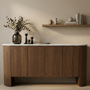 Meuble de rangement moderne en bois pour salon, avec portes à battants écologiques à 4 portes, style vietnamien - Product Image 2