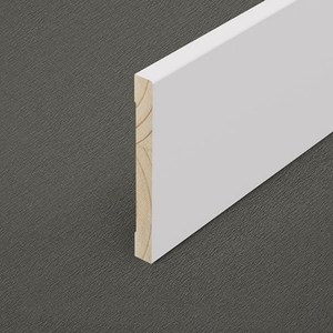 Plinthe intérieure en bois massif MDF apprêté blanc moderne Ligne décorative pour panneau de cadre de porte <span class=keywords><strong>Corniche</strong></span> Plinthe - Product Image 2