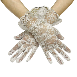 Nouveaux Gants en Dentelle à Nœud pour Femme, Gants de Mariée Sexy pour Robe de Soirée, Mitaines d'Été Anti-UV - Product Image 5