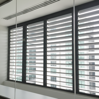 Persiana Horizontal de Aluminio para Exteriores, Motorizada, con Protección Solar, Pintada, Ecológica y Duradera, Venta al Por Mayor