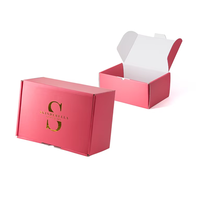 Emballage cadeau en carton ondulé écologique avec impression personnalisée, boîte à courrier pour avion, boîte en papier pour cosmétiques, vêtements, bijoux