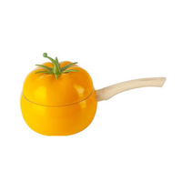 Ensemble d'ustensiles de cuisine antiadhésifs en aluminium en forme de tomate ustensiles de cuisine multifonctions marmite à fruits poêle à frire cuisine à domicile