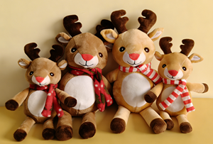 ตุ๊กตาเรนเดียร์ขนนุ่มคุณภาพสูง ของเล่นตุ๊กตาสัตว์ ตุ๊กตามูสคริสต์มาส ตุ๊กตามูสเรนเดียร์สั่งทำพิเศษ - Product Image 5