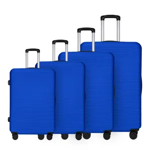 Tas koper, koper perjalanan 4 roda, Set koper kustom, tas tangan lainnya, 3 buah