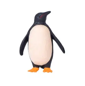대량 pvc 액션 피규어 크고 작은 penguing 플라스틱 야생 동물 모델 장난감