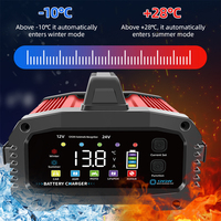 Meilleur prix chargeur de batterie au plomb automatique intelligent 12v 24v 8a 15a 20a 25a dc AGM GEL Start Stop pour voiture camion moto bateau