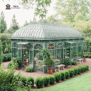 TREVI Victoriaanse stijl smeedijzeren kas tuinpaviljoen glazen huis voor bruiloften - Product Image 2