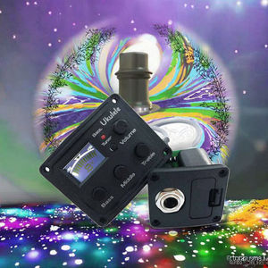 Pastilla de preamplificador de fábrica con ecualizador de 4 bandas y Afinador Cromático para guitarra acústica, ecualizador de PIN de extremo de metal y plástico - Product Image 3