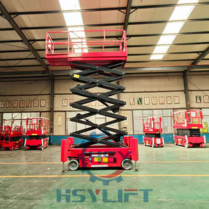 Plataforma de Trabajo Aérea Móvil de Tijera Eléctrica con Capacidad de Carga de 320 kg, 6 m, 8 m, 10 m, 12 m, 14 m, 16 m, con Certificación CE - Product Image 4