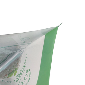 Emballage alimentaire personnalisé de haute qualité Sac nord transparent brillant sur une face sac scellé sur trois côtés avec logo - Product Image 4