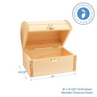 Antike Holz-Schatztruhe mit Kartenmuster, Dekorative Holzbox mit Herzanhänger für Schmuck, Kleinigkeiten & Partygeschenke