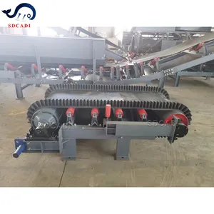 SDCAD Customized quartz Skirt rubber white belt conveyor