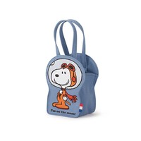 Bolso de Mano Mini de Lona con Diseño de Snoopy, Bolsa para Botella de Agua con Dibujos Animados, Bolsa Portátil para Teléfono Celular, Mini Bolso Tote para Niños y Estudiantes