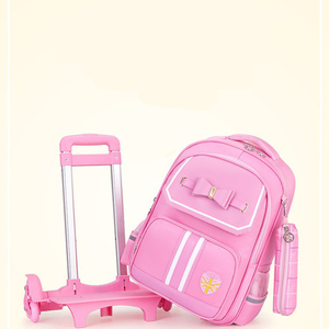 <span class=keywords><strong>Trolley</strong></span> Mochilas escolares para niños de 6 a 12 años Mochila escalable de seis ruedas para niños con bolsa de Almuerzo - Product Image 5