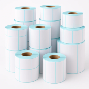 Papel Adhesivo Térmico de Alta Velocidad para Impresión, Hojas de Etiquetas Térmicas Directas en Rollo, Etiquetas Sensibles al Calor para Paquetes de Comercio Electrónico - Product Image 4
