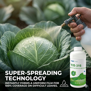 Aditivo Pulverizable Penetrante Modificado, <span class=keywords><strong>Agente</strong></span> Humectante, Surfactante Organosilicono TIS-316 de Baja Espuma para Agricultura - Product Image 2