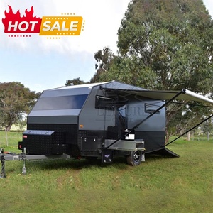 Camping-car de loisirs hors réseau remorque de camping hors route jouet transporteur remorque de voyage <span class=keywords><strong>avec</strong></span> <span class=keywords><strong>douche</strong></span> de salle de bain <span class=keywords><strong>séparée</strong></span> caravanes tout-terrain - Product Image 1