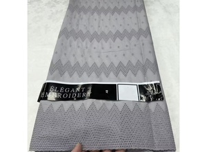 Tissu de dentelle polonaise africaine blanc suisse Tissu de dentelle en coton poli <span class=keywords><strong>Luxe</strong></span> Men Lace Party High Quality Wedding - Product Image 3