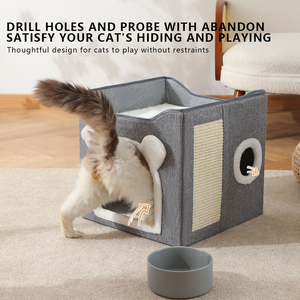 Lettino per gatti Wigwam lavabile a più livelli per gatti e piccoli animali domestici casetta per gatti e gatti casetta per gatti - Product Image 4