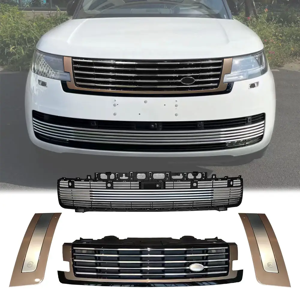 Car Exterior Body Parts SV style grille for Land Rover Range Rover Vogue 2023 Side Trim Cover Steel Air Flow Intake Grille Vent