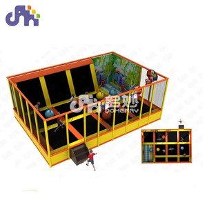 Tùy chỉnh trẻ em trong nhà Trampoline công viên nhựa Trampoline với các bộ phận tùy chỉnh - Product Image 2