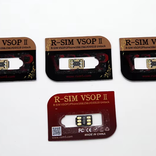 2025 the Latest R-SIM VSOP2 SED MEP Unlock Card for iPhone 13 to 16 Support Dual Sim Only