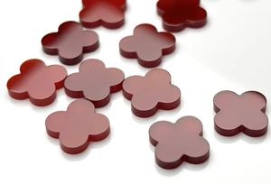 Encantador diseño de hoja de trébol con piedras mixtas, piedras preciosas sueltas para hacer joyas, anillos únicos, pendientes, colgantes - Product Image 4